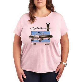 Plus Size Ford 1962 Galaxie Distressed Graphic Tee