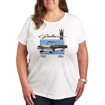 Plus Size Ford 1962 Galaxie Distressed Graphic Tee