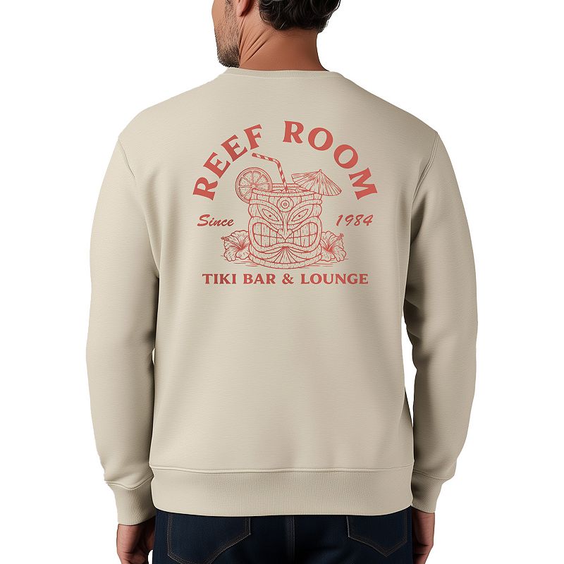 Men's REEF Hurricane Crew Fleece Sweatshirt, 