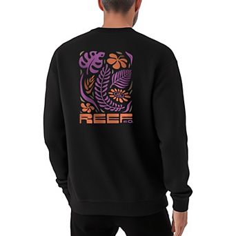 Men's REEF Flora Crew Fleece Sweatshirt
