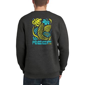 Men's REEF Flora Crew Fleece Sweatshirt