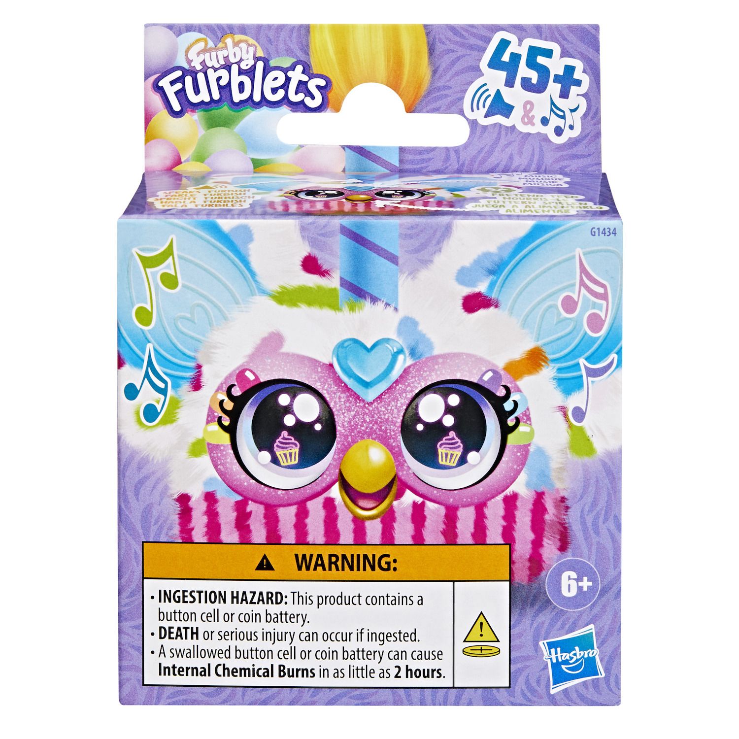 Детская мягкая игрушка Furby Furblets Bee-Day Interactive Plush Toy — фото 3