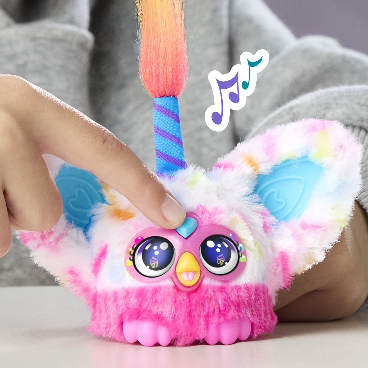 Детская мягкая игрушка Furby Furblets Bee-Day Interactive Plush Toy — фото 6