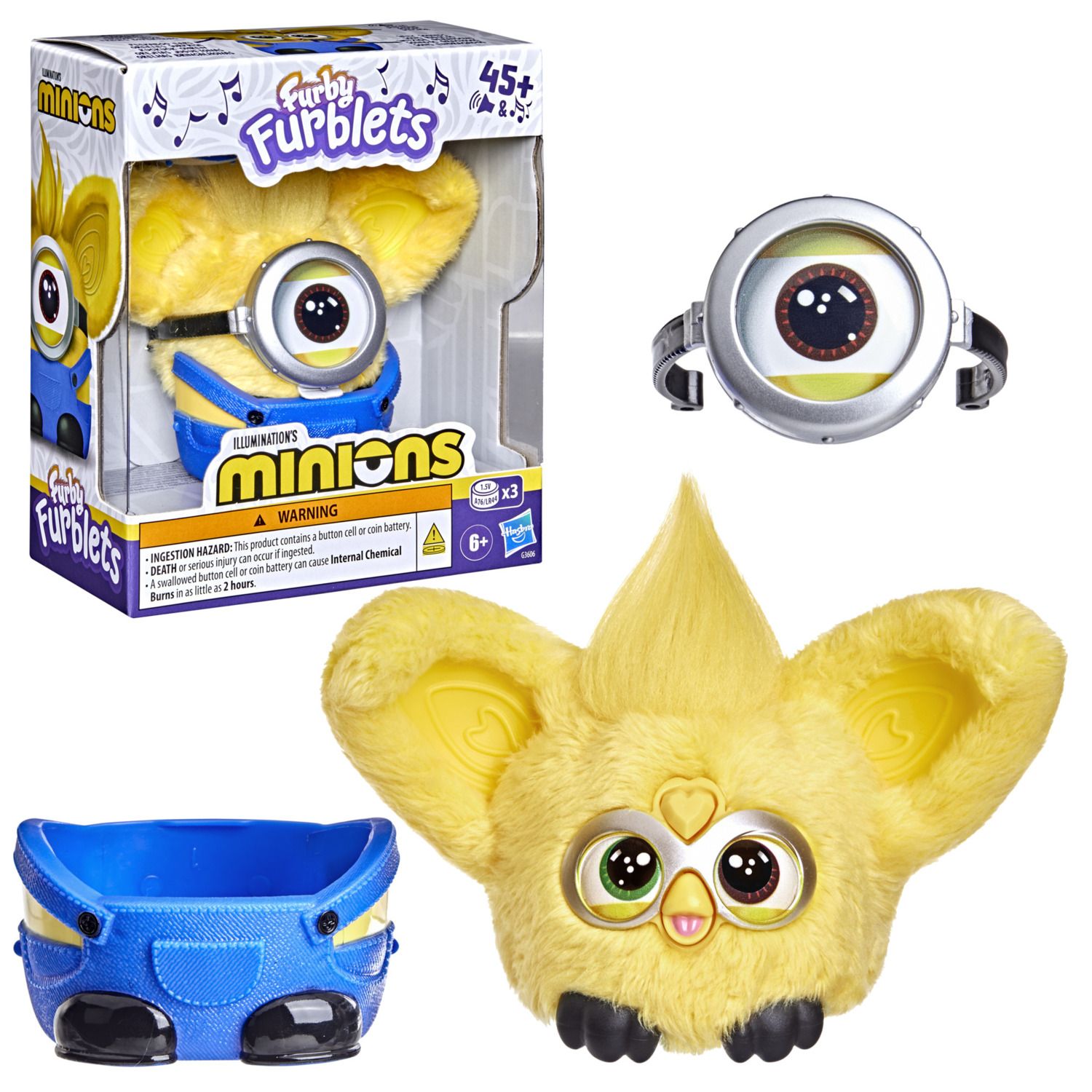Детские мягкие игрушки Furby Furblets Minions Interactive Plush Toy