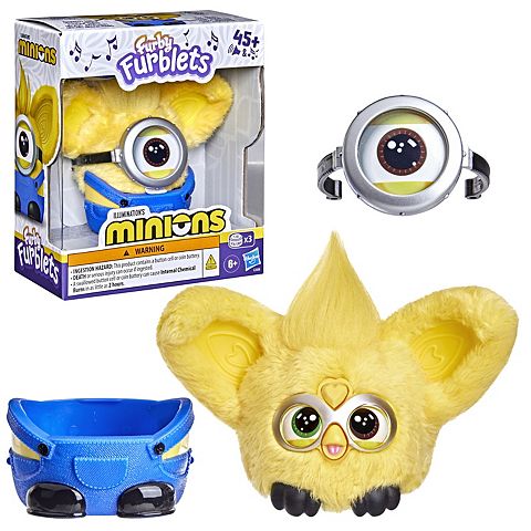 Детские мягкие игрушки Furby Furblets Minions Interactive Plush Toy