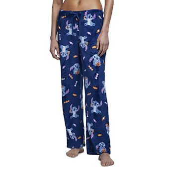 Women's Disney's Lilo & Stitch Candy Stitch Luxe Plush Pajama Pants