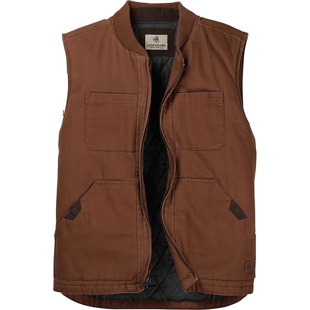 Men's Legendary Whitetails Canvas Cross Trail Workwear Vest