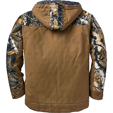 Men's Legendary Whitetails Canvas Cross Trail Big Game Camo Workwear Coat
