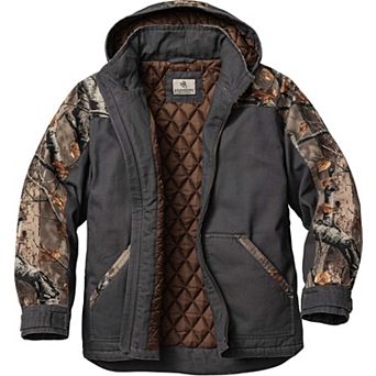 Men's Legendary Whitetails Canvas Cross Trail Big Game Camo Workwear Coat