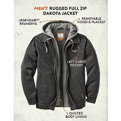 Men's Legendary Whitetails Dakota Waxed Cotton Casual Coat
