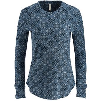 Women's Legendary Whitetails Waffle Knit Long Sleeve Top