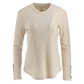 Women's Legendary Whitetails Waffle Knit Long Sleeve Top