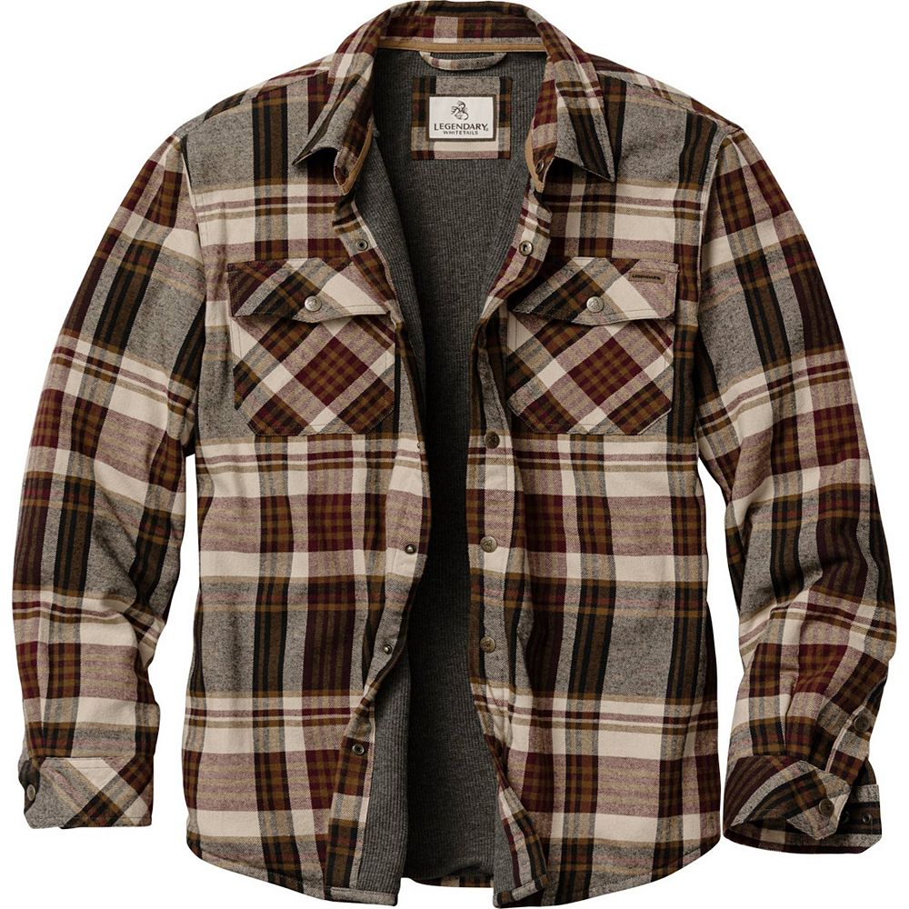 Men's Legendary Whitetails Archer Thermal Lined Flannel Shirt Jacket