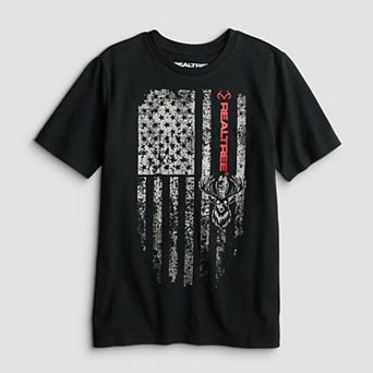 Boys 8-18 Realtree Distressed Flag Graphic Tee