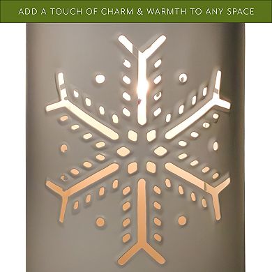 Snowflake Candle Lanterns for Pillar Candles (Set of 3)