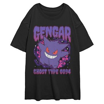 Juniors' Gengar Ghost Type 0094 Graphic Tee