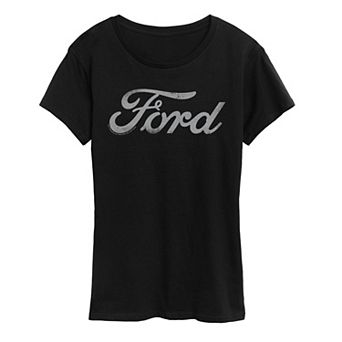 Women's Ford Distressed Logo Graphic Tee