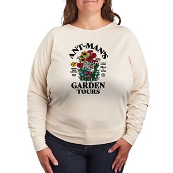Plus Size Marvel Ant-Man's Garden Tours French Terry Long Sleeve Tee