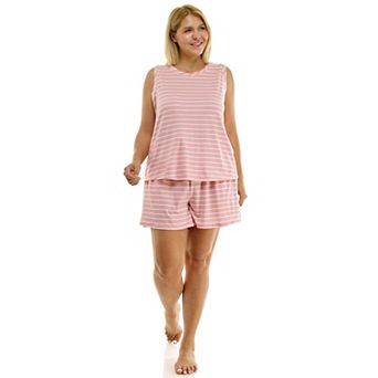 Plus Size Sonoma Goods For Life® Whisper Light Sleeveless Pajama Top & Pajama Shorts Set