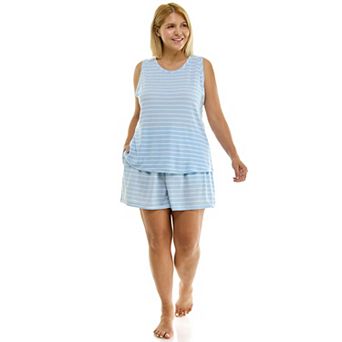 Plus Size Sonoma Goods For Life® Whisper Light Sleeveless Pajama Top & Pajama Shorts Set