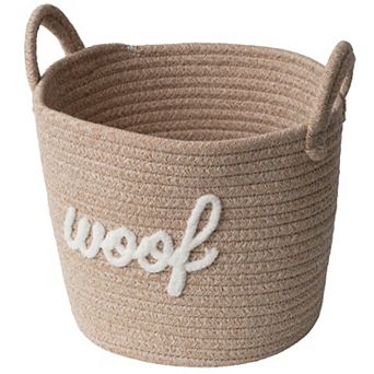 Zenna Home Woof Coiled Rope Decorative Storage Basket