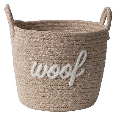 Zenna Home Woof Coiled Rope Decorative Storage Basket