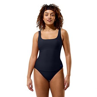 Women's Speedo Solid Scoop Neck Tankini Swim Top