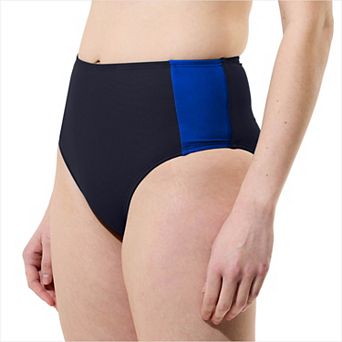 Women's Speedo Colorblock Highwaist Swim Bottoms
