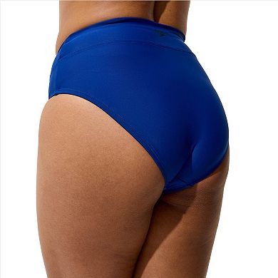 Women's Speedo Solid High Waist Swim Bottoms