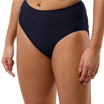 Women's Speedo Solid High Waist Swim Bottoms