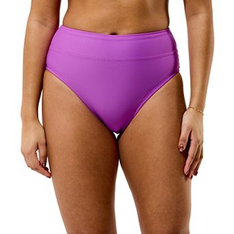 Women's Speedo Solid High Waist Swim Bottoms