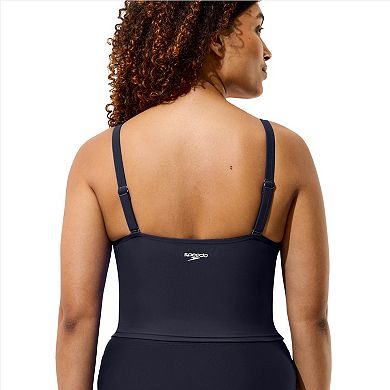 Women's Speedo V-Neck Cropped Swim Top