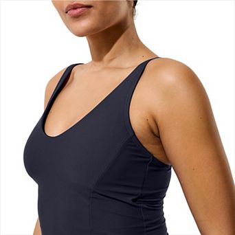 Women's Speedo V-Neck Cropped Swim Top