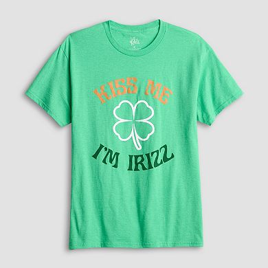 Men's St. Patrick's Day Kiss Me I'm Irizz Tee