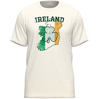 Men's St. Patrick's Day Ireland Flag Graphic Tee