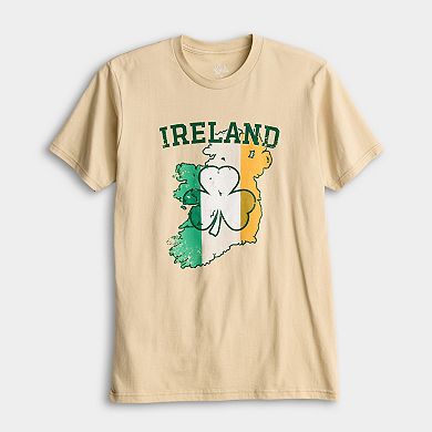Men's St. Patrick's Day Ireland Flag Graphic Tee