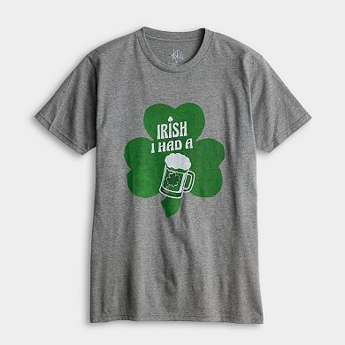 Men's St. Patrick's Day Irish I Had A Beer Tee
