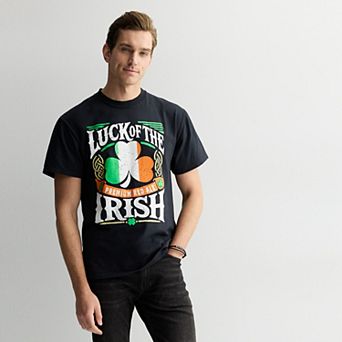 Men's St. Patrick's Day Tee Luck of the Irish Graphic Tee