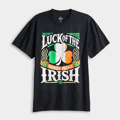 Men's St. Patrick's Day Tee Luck of the Irish Graphic Tee
