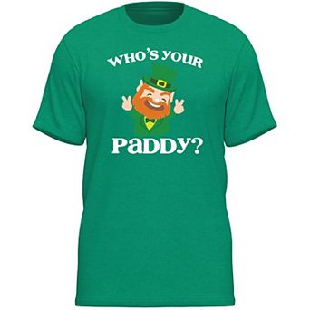 Men's St. Patrick's Day Who's Your Patty Graphic Tee