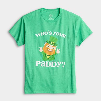 Men's St. Patrick's Day Who's Your Patty Graphic Tee
