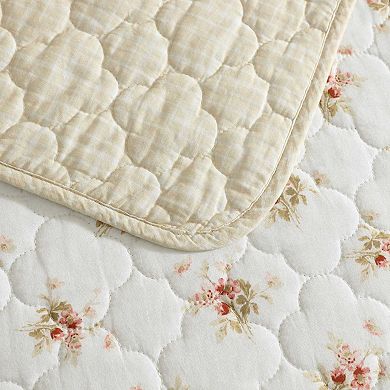 Laura Ashley Dorrie Floral Quilt Set