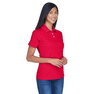 UltraClub Women's Cool & Dry Stain-Release Performance Polo