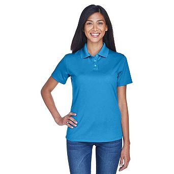 UltraClub Women's Cool & Dry Stain-Release Performance Polo