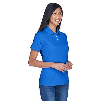 UltraClub Women's Cool & Dry Stain-Release Performance Polo