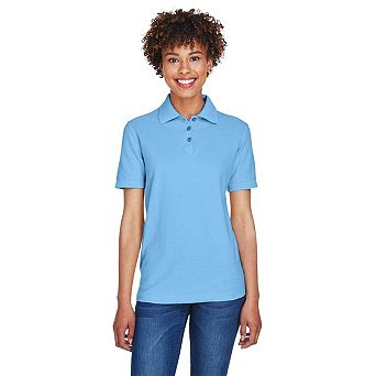 UltraClub Women's Whisper Pique Polo