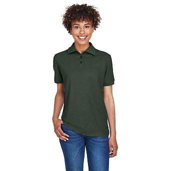 UltraClub Women's Whisper Pique Polo