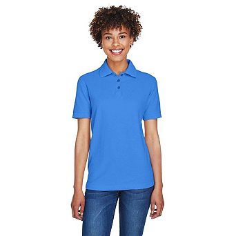 UltraClub Women's Whisper Pique Polo
