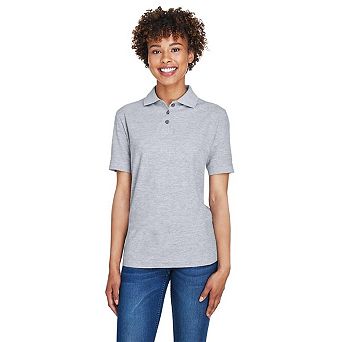 UltraClub Women's Whisper Pique Polo