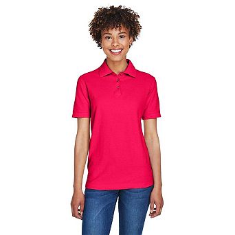 UltraClub Women's Whisper Pique Polo